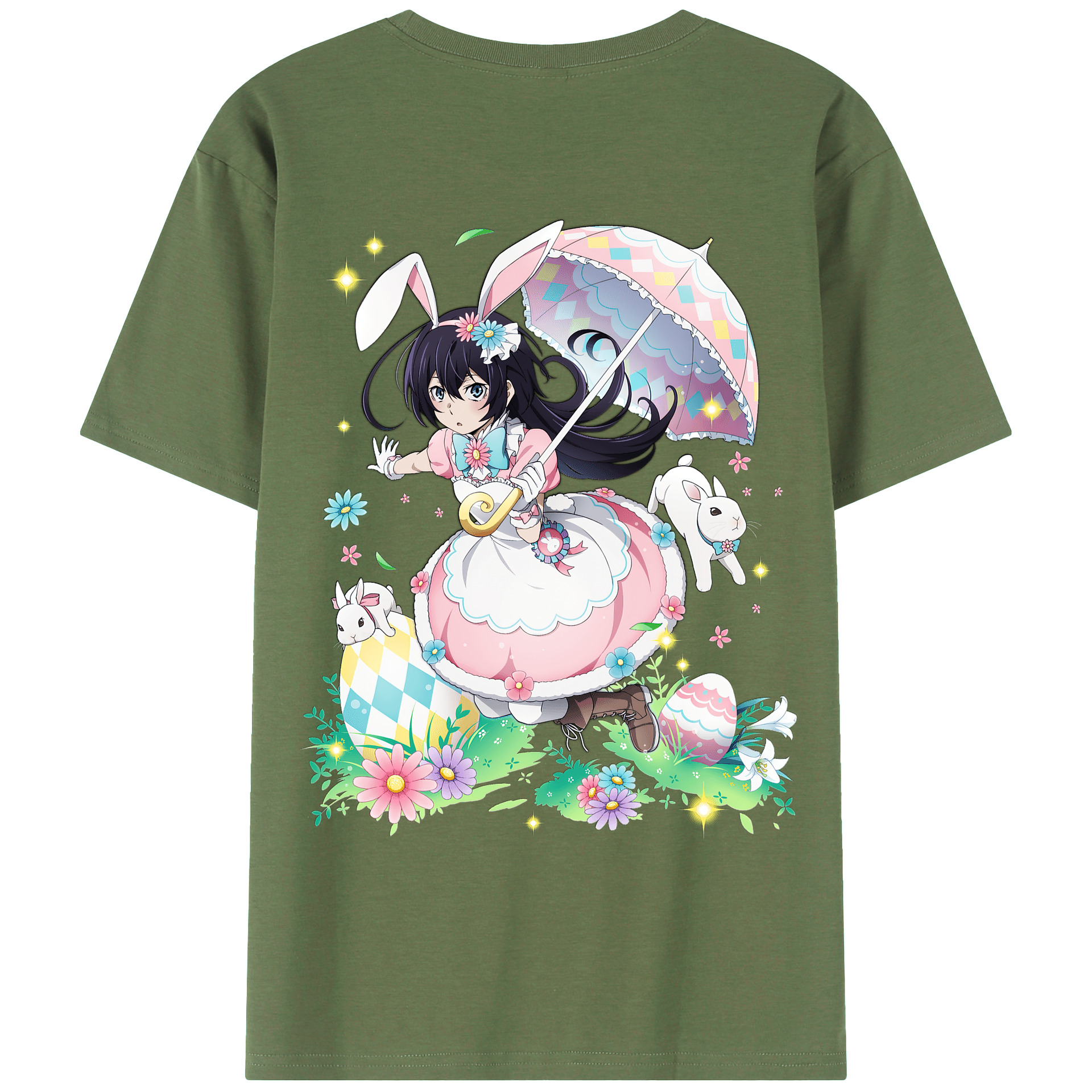 （画像用） 文豪ストレイドッグス Bungo Stray Dogs 綿100％ メンズ半袖Tシャツ（バックプリント） 通気性
